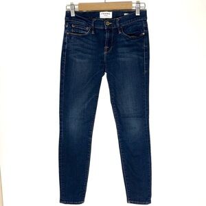 Frame Le Skinny de Jeanne Crop in Lennox wash 26